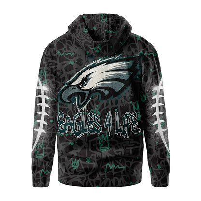 Premium NFL PHI Special Graffiti Hoodie V2 NMD  TTV