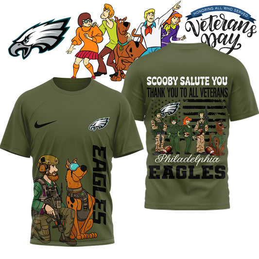 Premium NFL PHI x SCO Salute Veterans T-shirt V15 NMD NHM