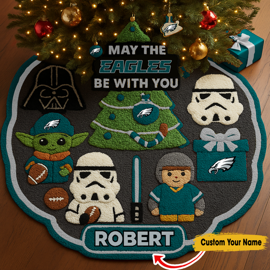 Premium NFL PHI x STW Christmas Tree Skirt V1 NMD TTV