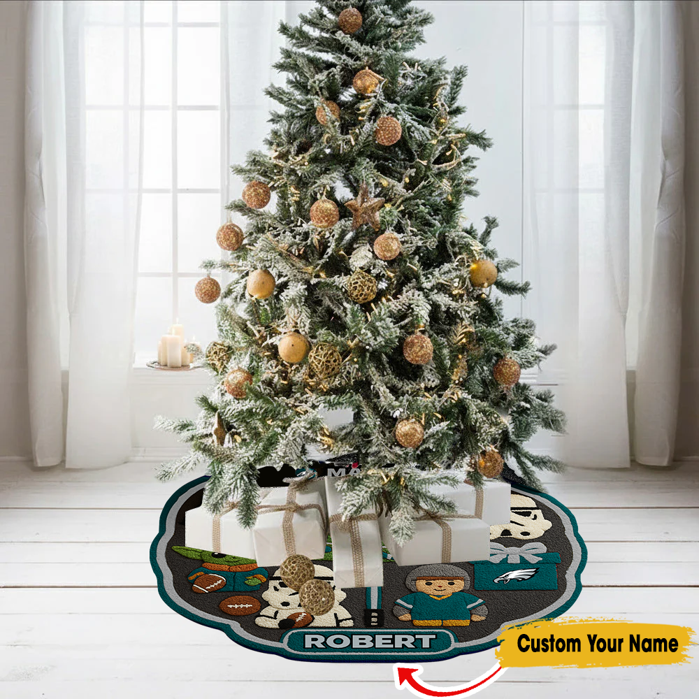 Premium NFL PHI x STW Christmas Tree Skirt V1 NMD TTV