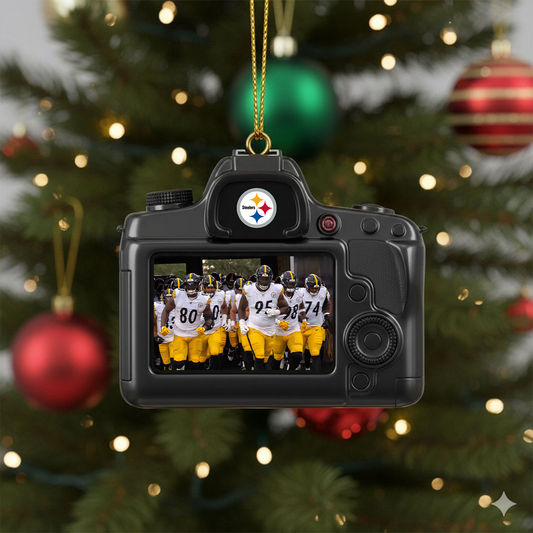 Premium NFL PIT Photo Camera Chrismast Tree Ornament V3 NMD TTV