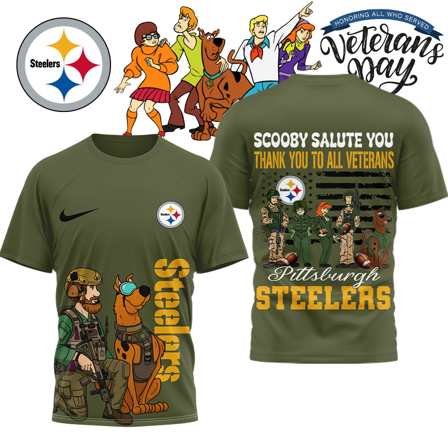 Premium NFL PIT x SCO Salute Veterans T-shirt V15 NMD NHM