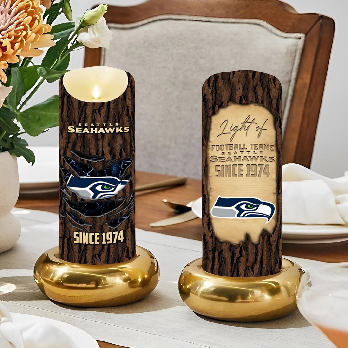 Premium NFL SEA Victory Candle NDT NHM