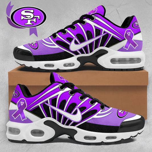 Premium NFL SF In November We Wear Purple Air Max Sneaker V3 NMD NHM
