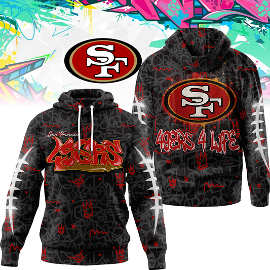 Premium NFL SF Special Graffiti Hoodie V2 NMD  TTV
