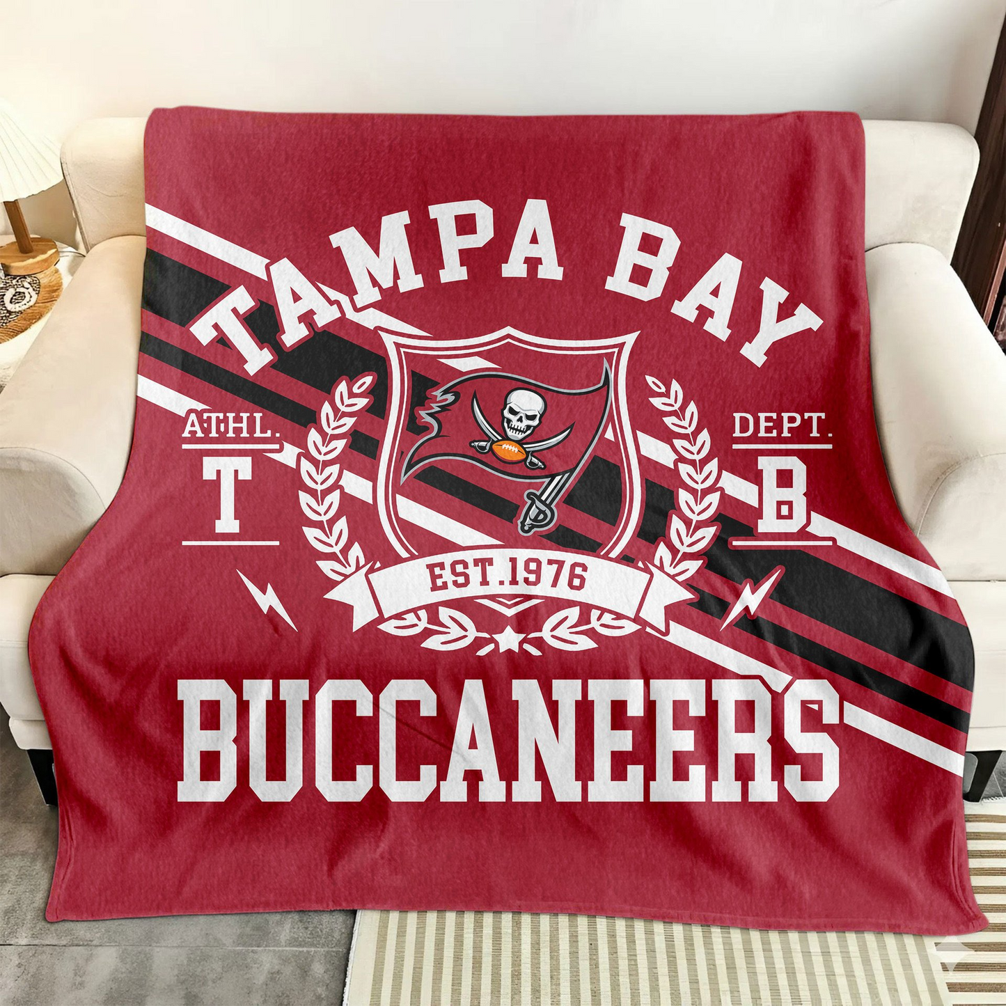 Premium NFL TB Legacy Fleece Blanket V3 NMD TTV