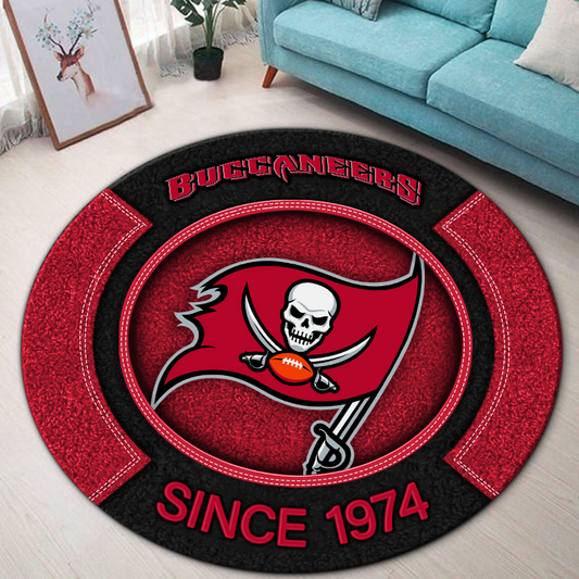 Premium NFL TB Round Rug Multicolor V2 NMD TTV