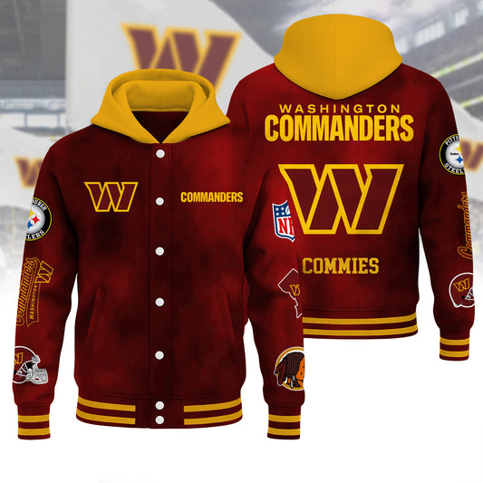 Premium NFL WAS Hoodie Baseball Jacket V1 NMD NHM