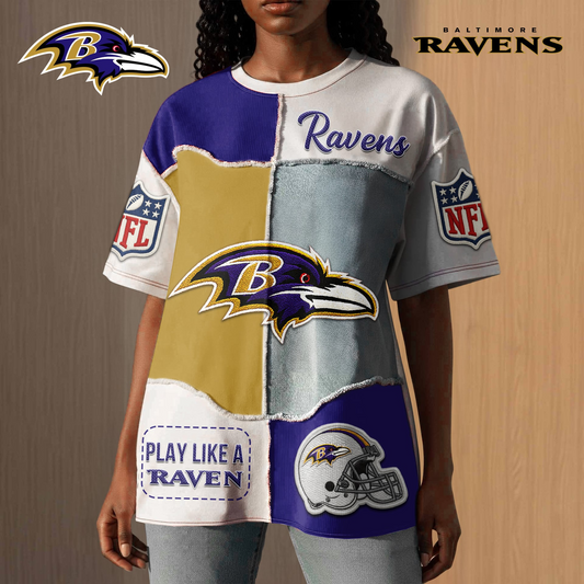 Premium NFL X BR Patchwork Vintage T-Shirt NDT NQK