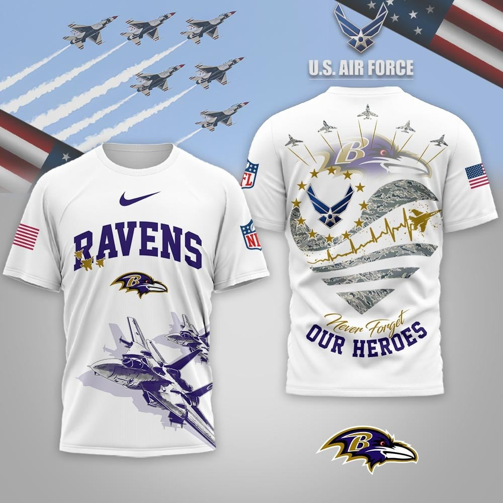Premium NFL X BR US Air Force 3D Shirt NDT NQK