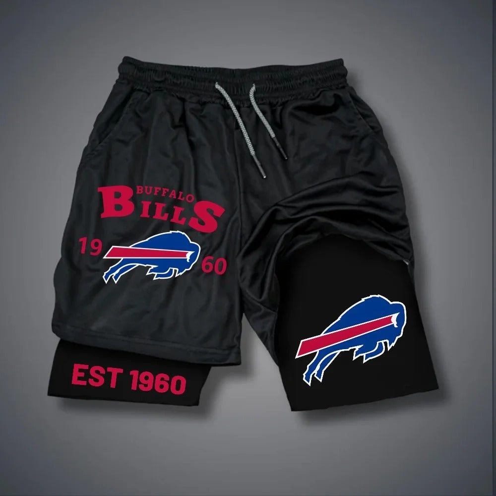 PREMIUM NFL X BUF Multicolored Pure GYM Shorts NDT NHM