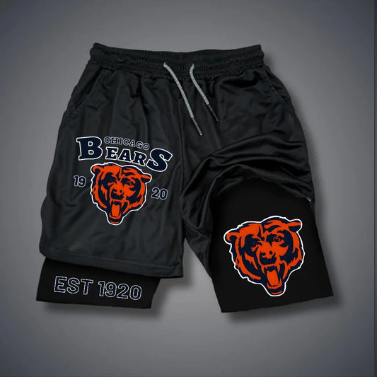 PREMIUM NFL X CHI Multicolored Pure GYM Shorts NDT NHM
