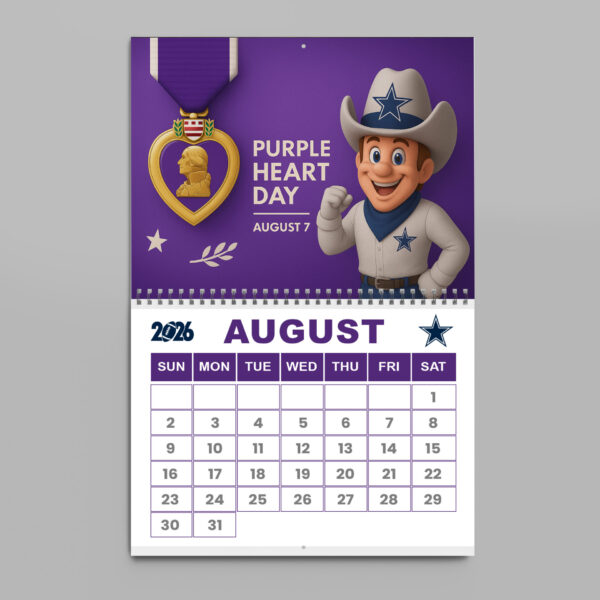 Premium NFL X DAL  2026 Wall Calendar NDT NHM