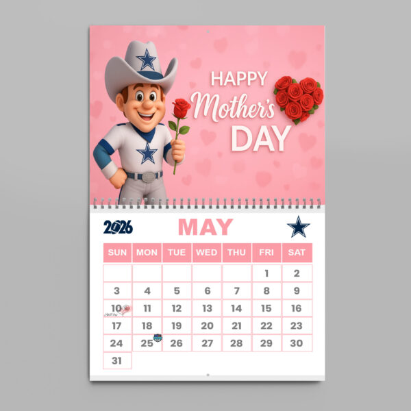 Premium NFL X DAL  2026 Wall Calendar NDT NHM