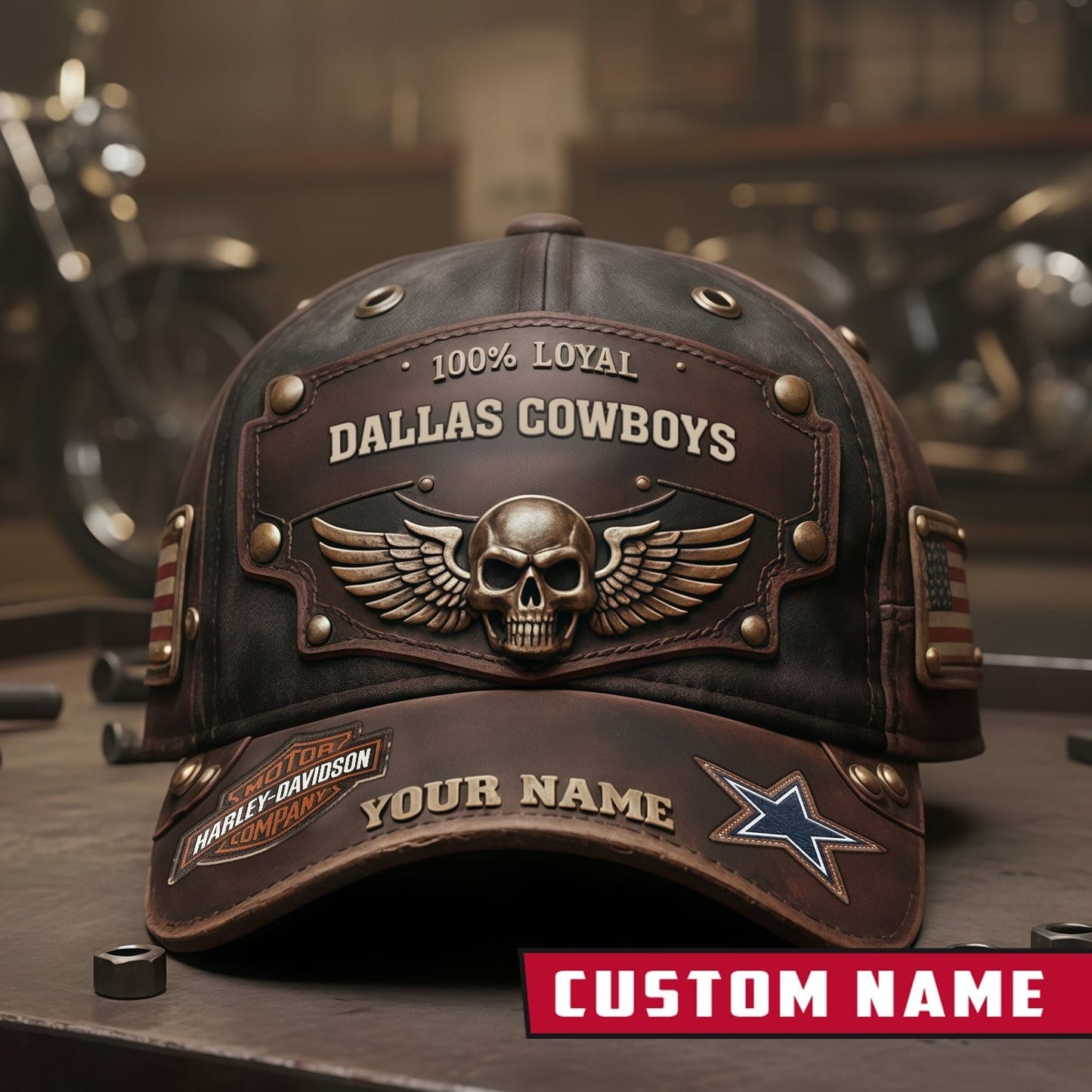 Premium NFL X DAL Harley-Davi Vintage Cap NDT NHM