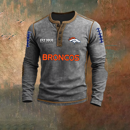 PREMIUM NFL X DEN LONG SLEEVE SHIRT NDT TDT