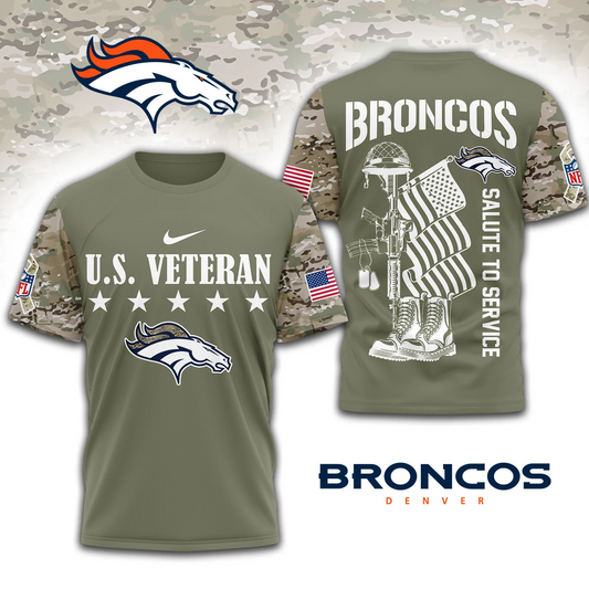Premium NFL x DEN Salute To Service 3D Shirt DATND TANTD
