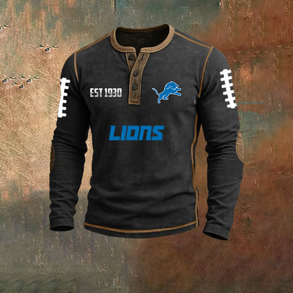 PREMIUM NFL X DET LONG SLEEVE SHIRT NDT TDT