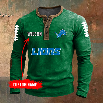 PREMIUM NFL X DET LONG SLEEVE SHIRT NDT TDT