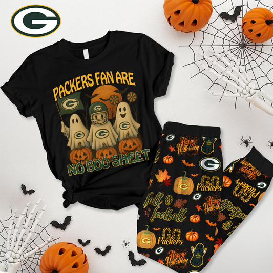 Premium NFL X GB Halloween Pajamas Set NDT NHM