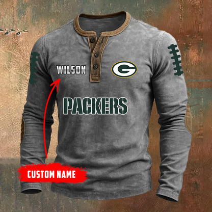 PREMIUM NFL X GB LONG SLEEVE SHIRT NDT TDT