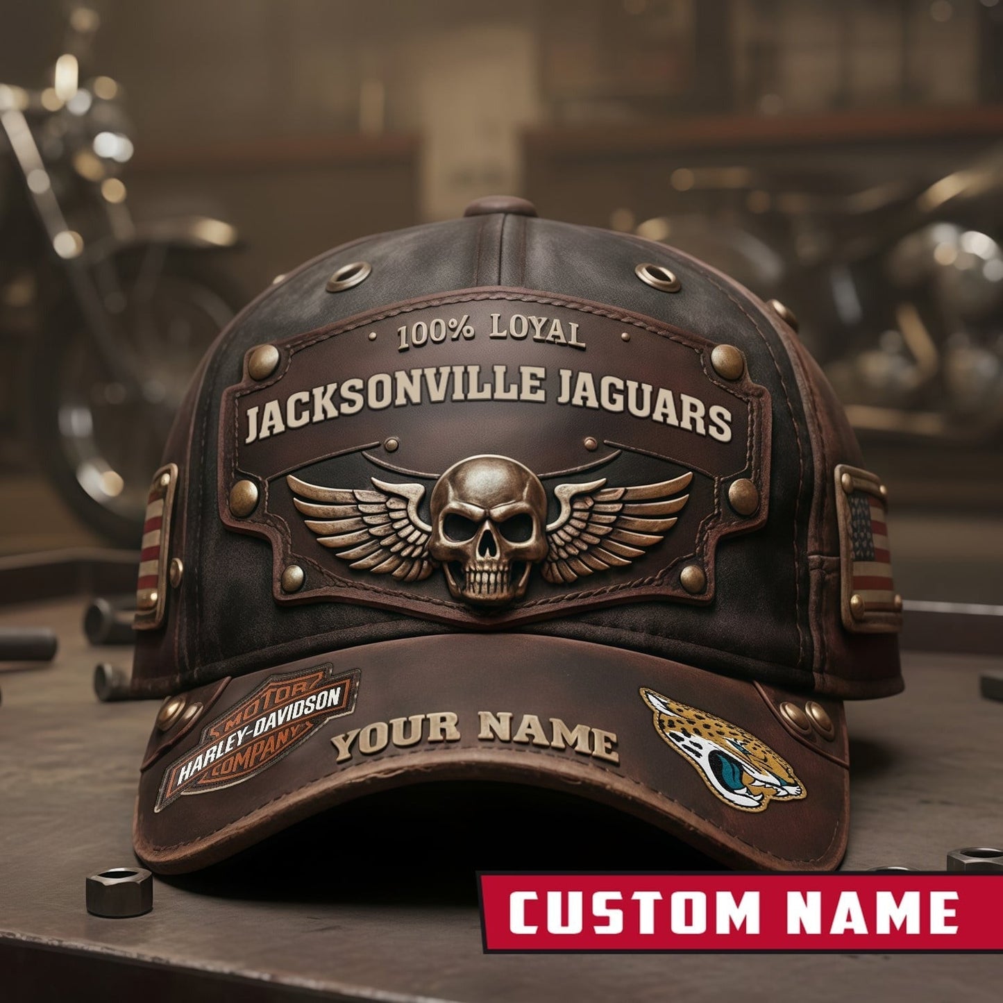 Premium NFL X JAC Harley-Davi Vintage Cap NDT NHM