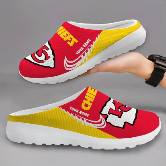 PREMIUM NFL X KC OPEN BACK SLIP SHOES FOR NEW YEAR NDT VHM