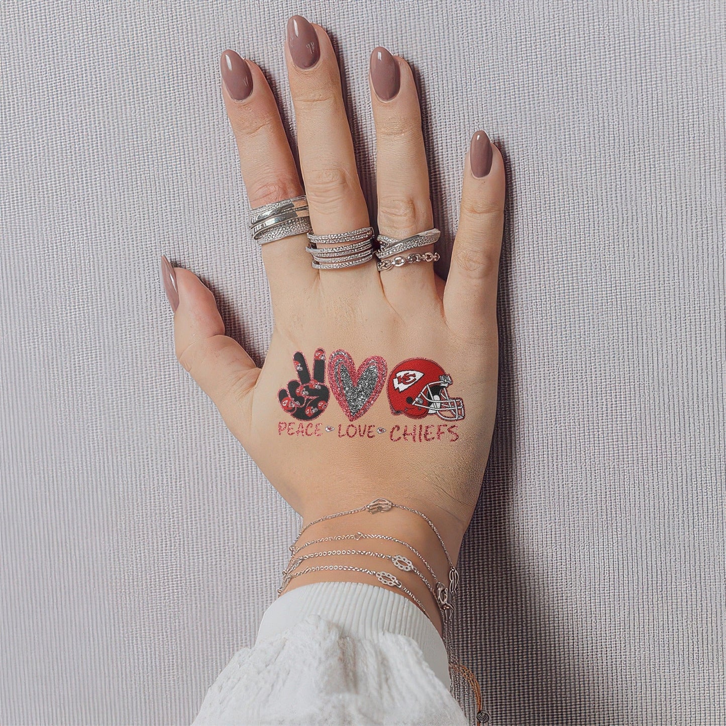 Premium NFL x KC Temporary Tattoos NDT NHM