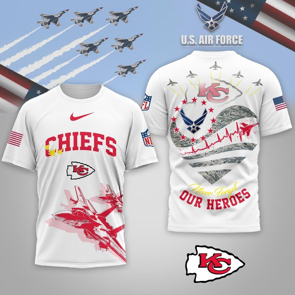 Premium NFL X KCC US Air Force 3D Shirt NDT NQK