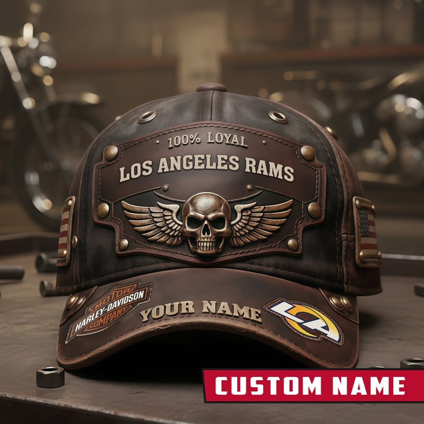 Premium NFL X LAR Harley-Davi Vintage Cap NDT NHM