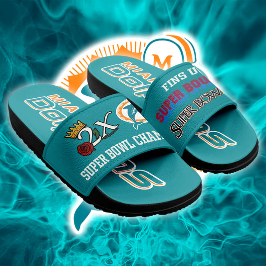 PREMIUM NFL X MIA SLIDE SANDAL NDT NHM
