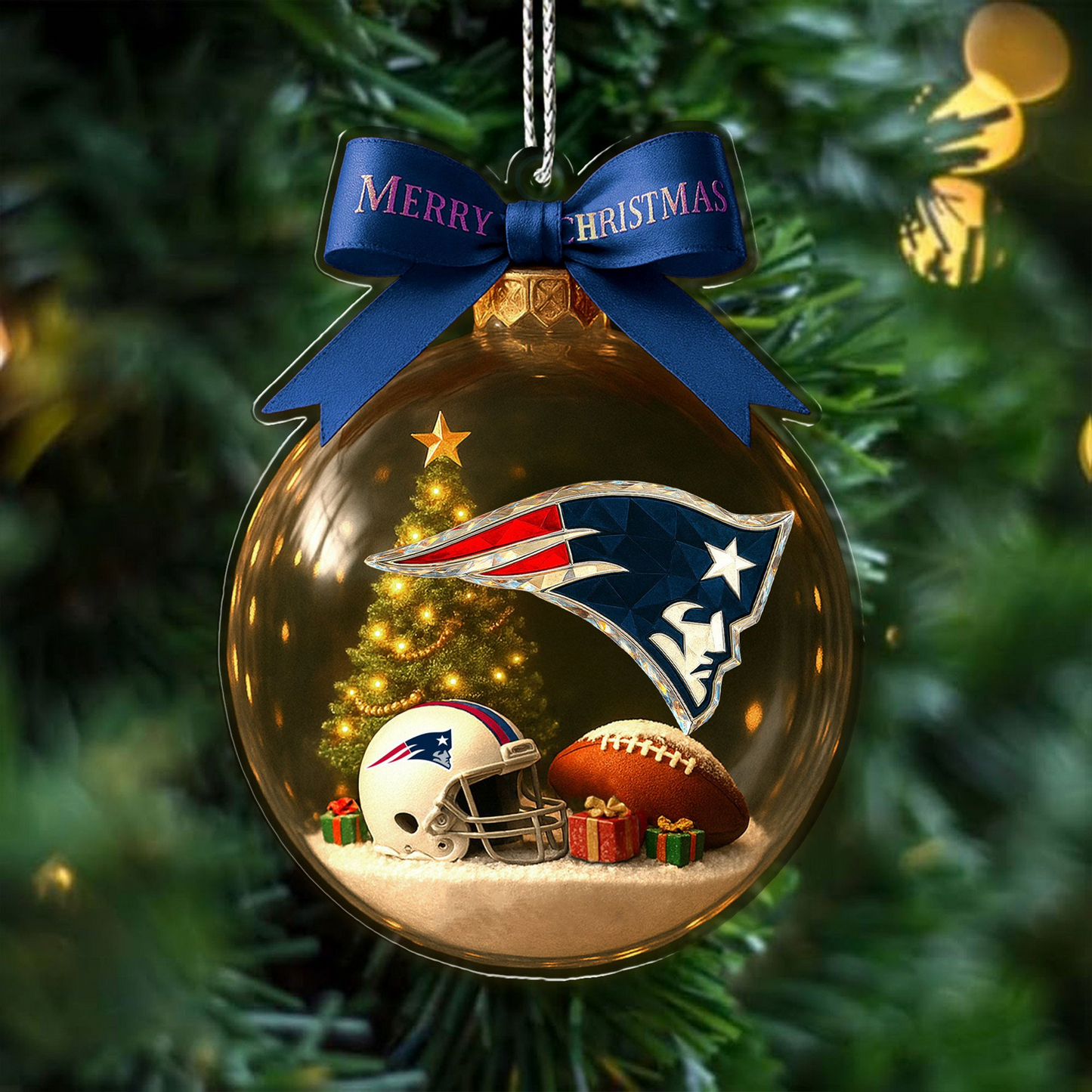 Premium NFL X NEP Christmas Ornaments NDT TDT