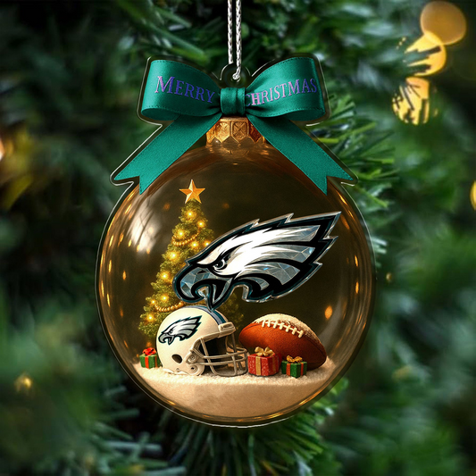 Premium NFL X PHI Christmas Ornaments NDT TDT