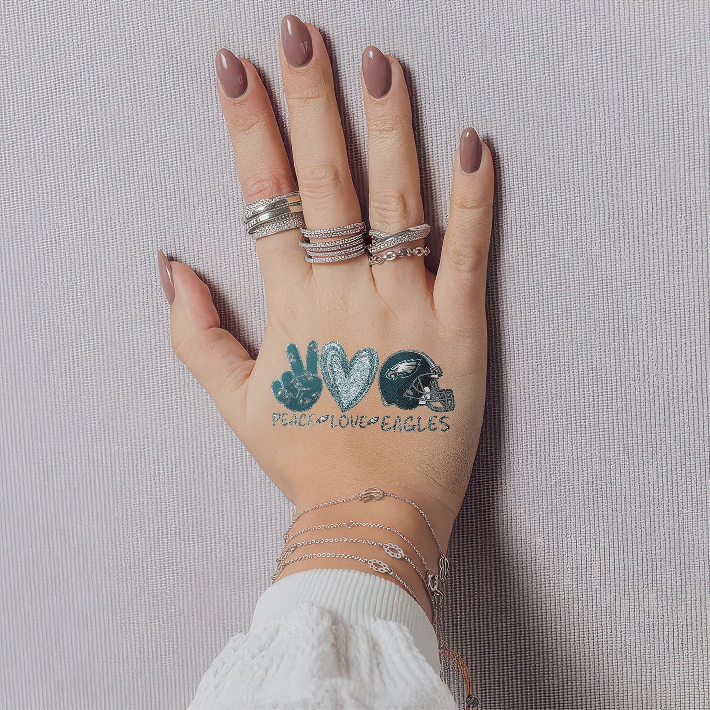 Premium NFL x PHI Temporary Tattoos NDT NHM