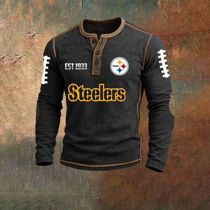 PREMIUM NFL X PIT  LONG SLEEVE SHIRT NDT TDT