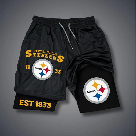 PREMIUM NFL X PIT Multicolored Pure GYM Shorts NDT NHM