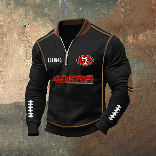 PREMIUM NFL X SF Zipper Sweatshirt 2025 NDT NHM