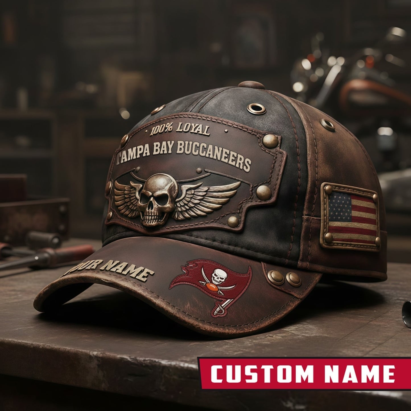 Premium NFL X TB Harley-Davi Vintage Cap NDT NHM