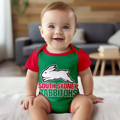 PREMIUM NRL X SSR New Baby Romper Custom Name For Kids NDT LVH
