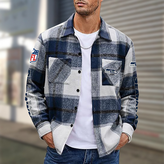 PREMIUM SEA X Flannel Plaid Shirt NDT TDT