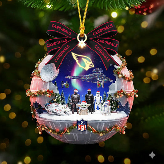 PREMIUM X ARI NFL GIFT CHRISTMAS ORNAMENT NDT NHM