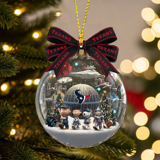 PRENIUM X HOU NFL GIFT CHRISTMAS ORNAMENT NDT NHM