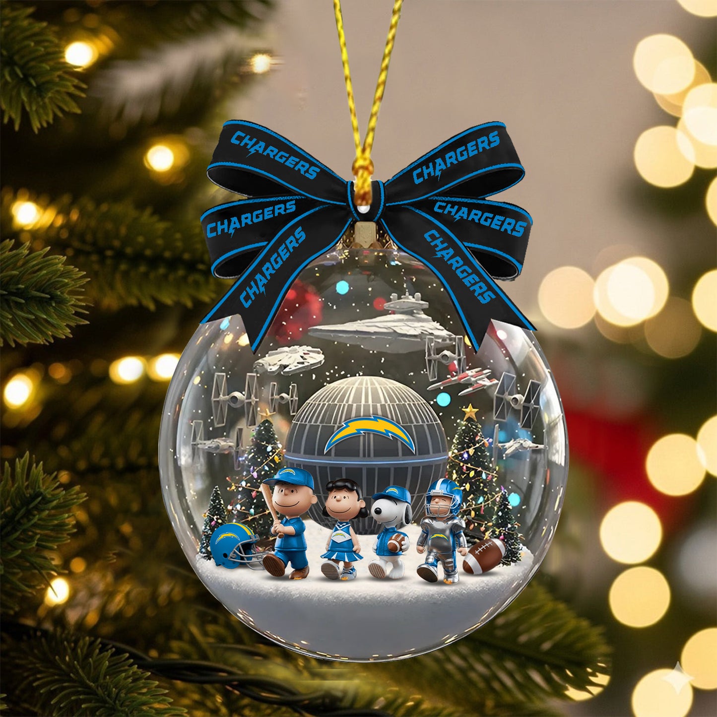 PRENIUM X LAC NFL GIFT CHRISTMAS ORNAMENT NDT NHM