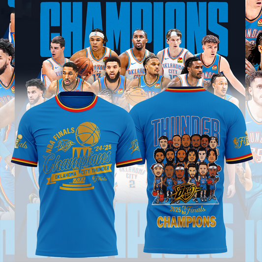 OKC 2025 NBA Finals Champions Shirt V2 DatND DVT