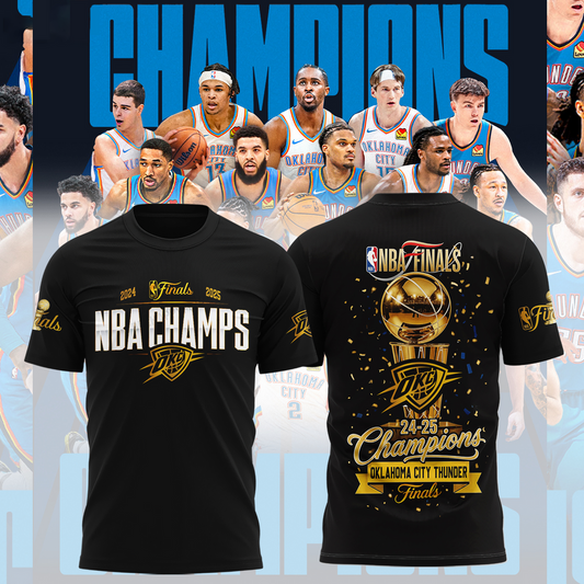 OKC 2025 NBA Finals Champions Shirt V1 DatND DVT