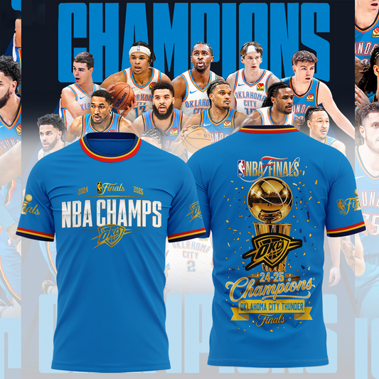 OKC 2025 NBA Finals Champions Shirt V1 DatND DVT