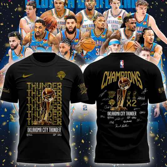 OKC 2025 NBA Finals Champions Shirt V8 DatND DVT