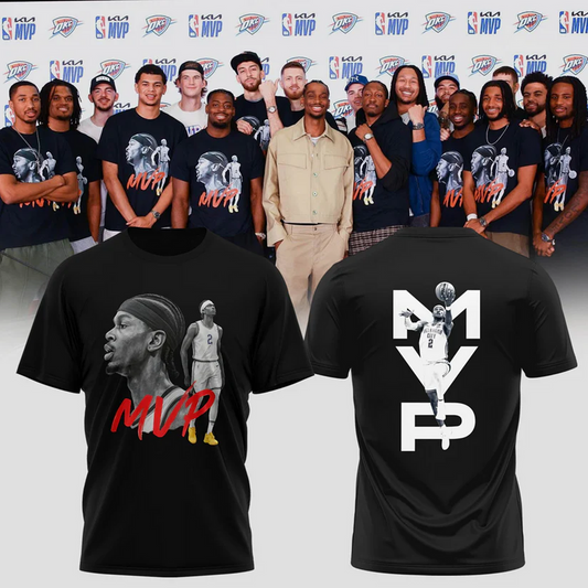 OKC 2025 MVP Western Conference Champions Shirt DatND DVT