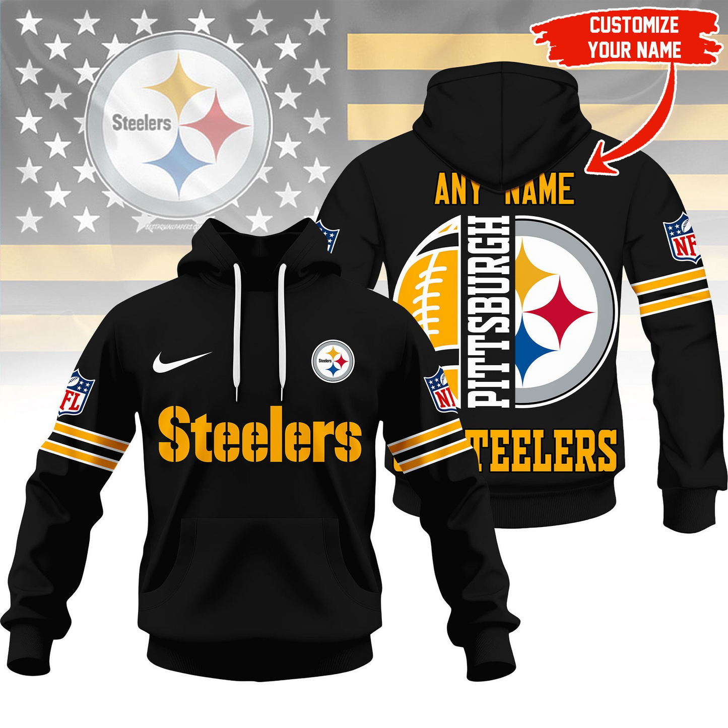 PS Premium NFL Fan Hoodie DDT HLPHUONG
