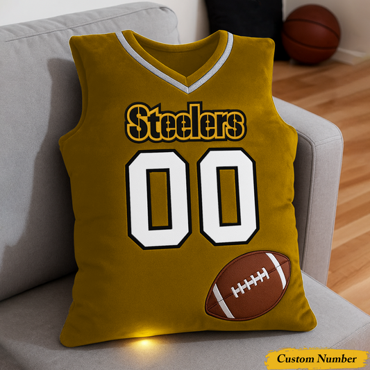 PS x NFL Personalized Graphic 3DPrint Football Jersey Pillow DDT CTND